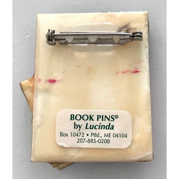 Handmade Lucinda Book Pins Love To Read Brooch ABC & Pencil Design - Picture 4 of 4